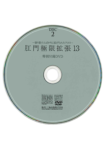 【付録DVD販売】肛門極限拡張13　DISC2