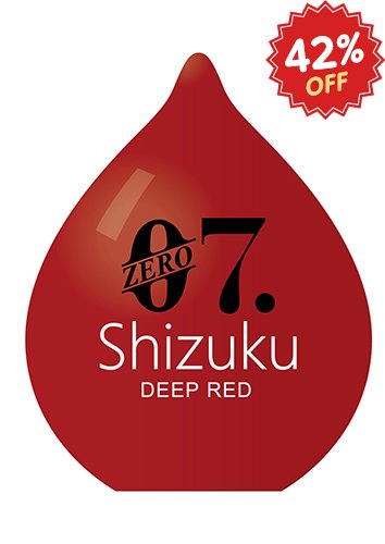 YUIRA-ZERO7shizuku- DEEP RED [ローション付き][ポータブル型]